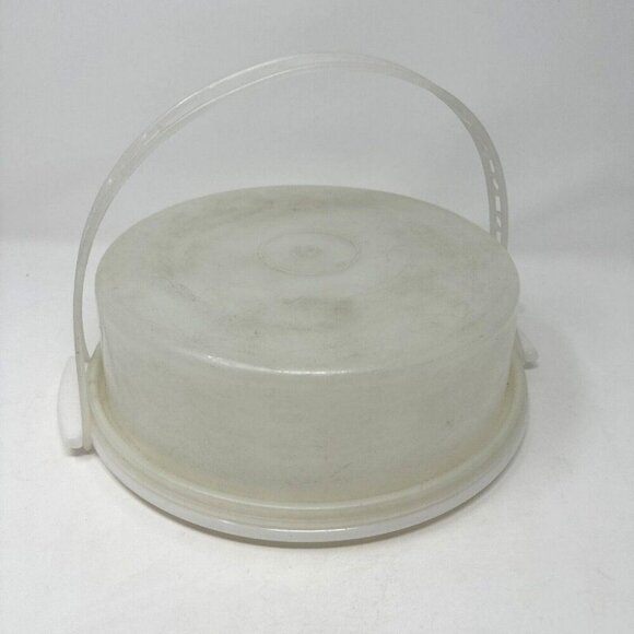 Vintage Tupperware Pie Cake Keeper Taker Carrier 719-2 Vintage - Picture 5 of 8